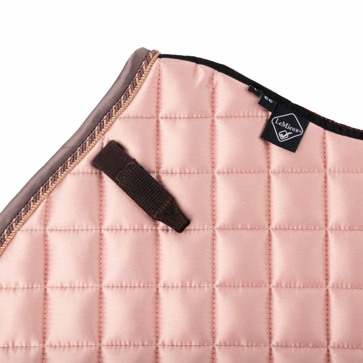 LeMieux Loire Classic Close Contact Square Pad in RosÃ© & Truffle Collection