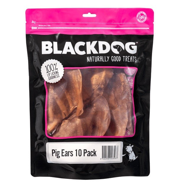 Blackdog Pigs Ears 10 Pack 