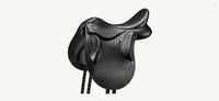 Bates Versa All Purpose Saddle Cair Black [:42cm 16.5"]