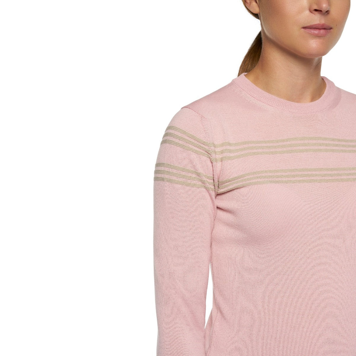 Cavalleria Toscana Striped Merino Crew Knit