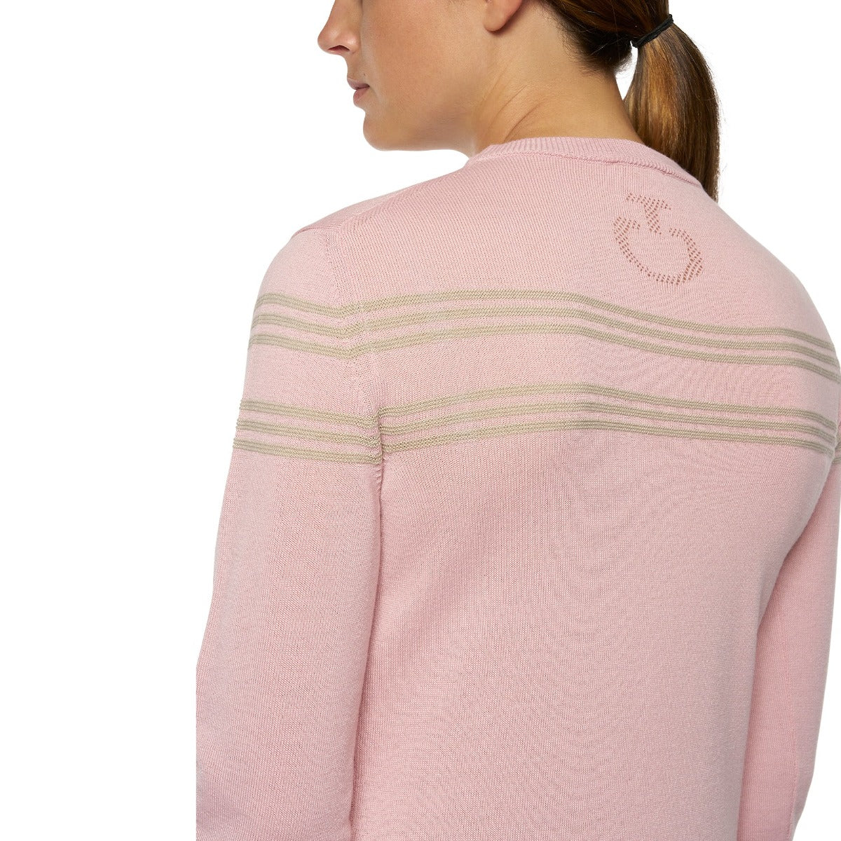 Cavalleria Toscana Striped Merino Crew Knit