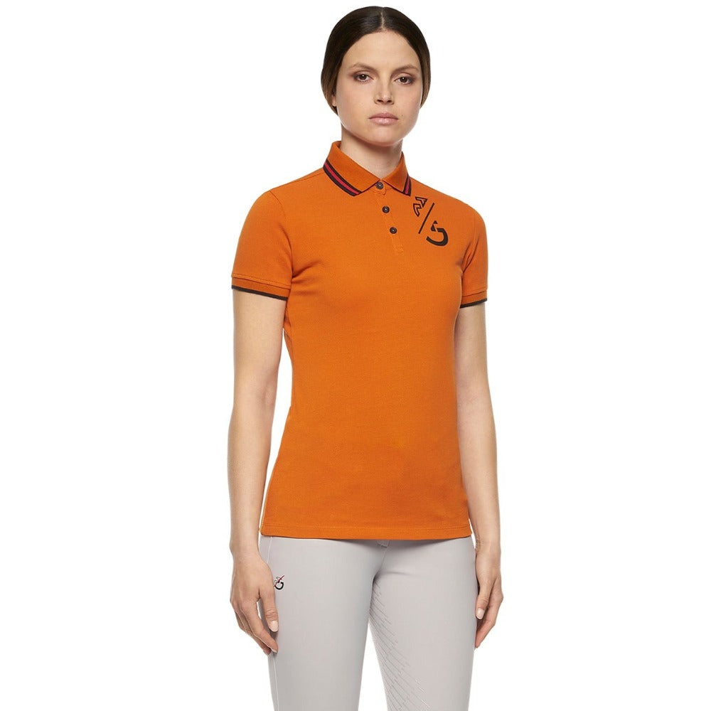 CT Team Pique Polo Top by Cavalleria Toscana