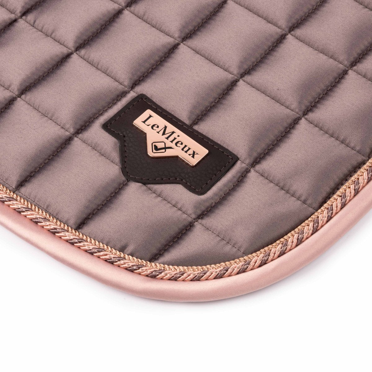 LeMieux Loire Classic Close Contact Square Pad in RosÃ© & Truffle Collection