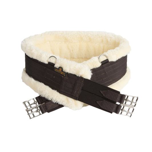 Kentucky Horsewear Sheepskin Girth - Natural Fleece