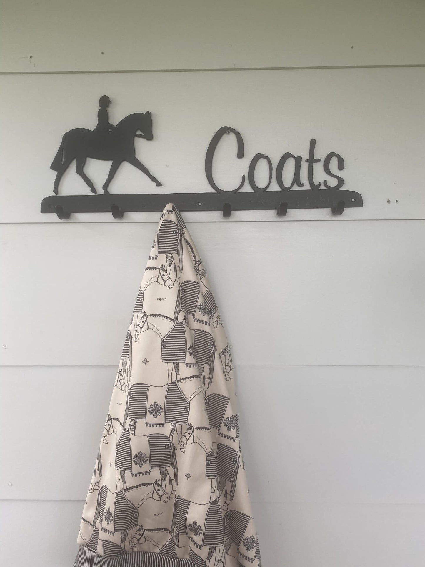 Australian Riding Pony 6 Hook Coat Rack - Ridden