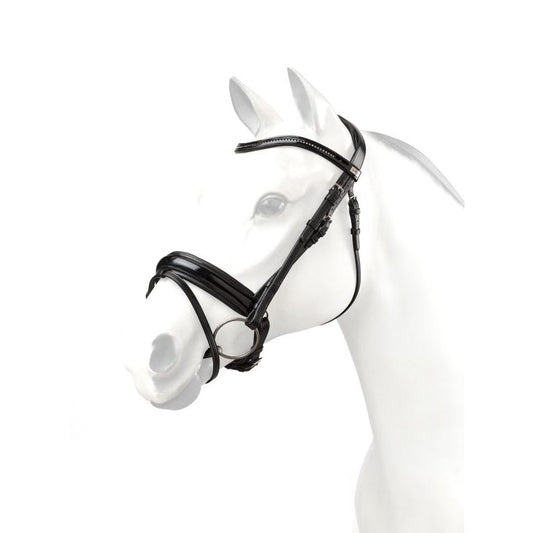 Equipe Snaffle Bridle with Patent Browband - BR64: A Top Selection for Equestrian Enthusiasts