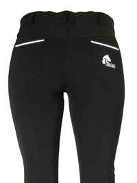 Women's CoolMax Black Breeches Available in Sizes 6 to 28 - No Silicone