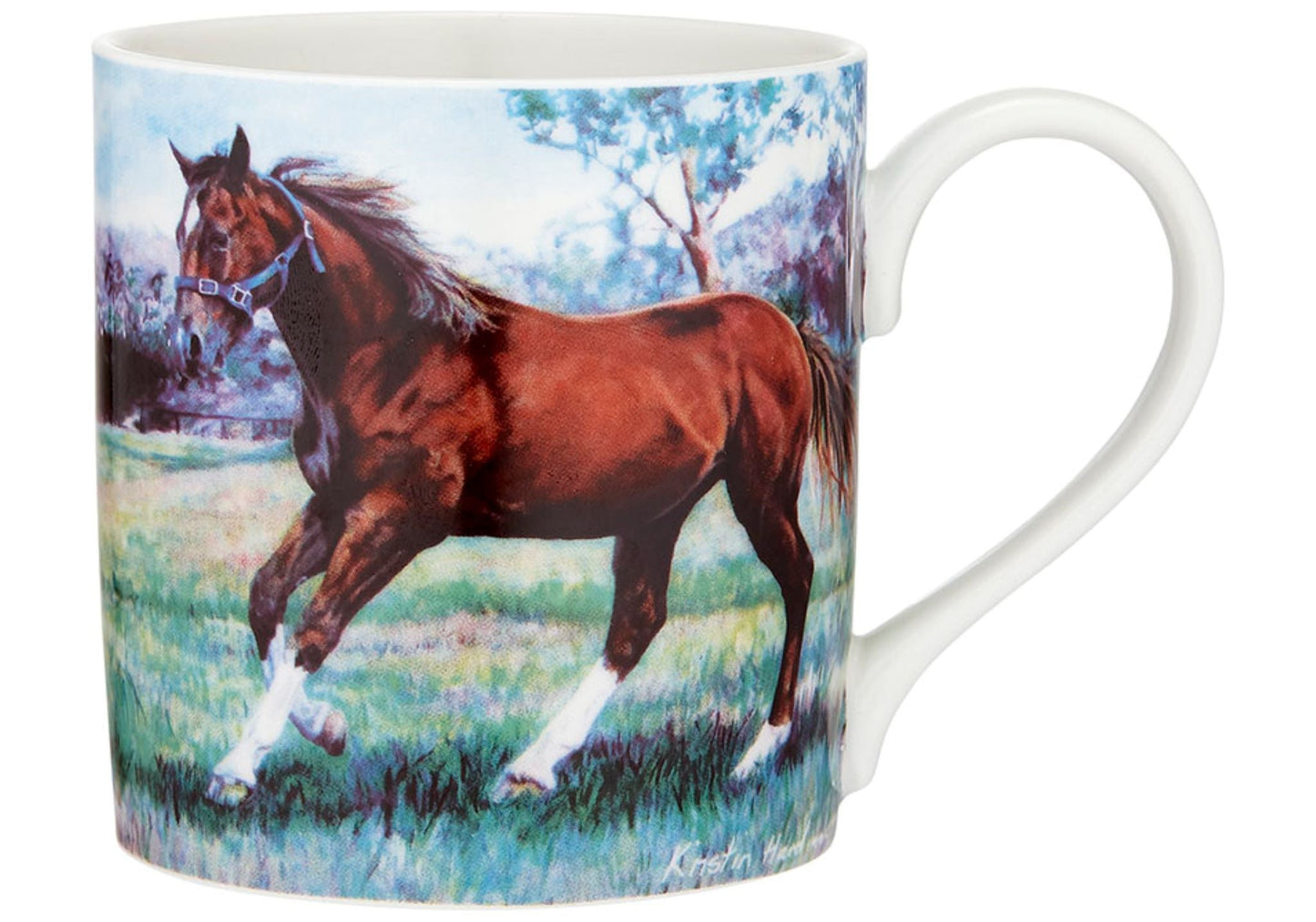 Beauty Of Horses Cantering Spirit City Mug