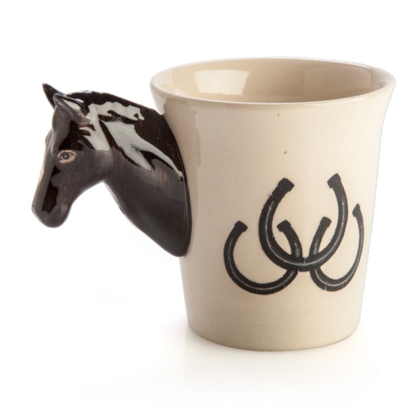 Black Horse Head Mug