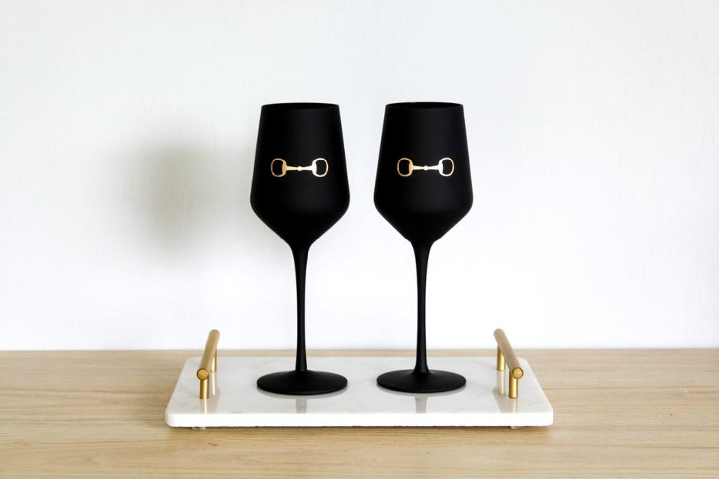 Black Wine Glass