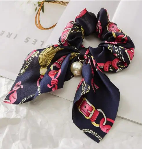 Equestrian Scrunchie | Navy