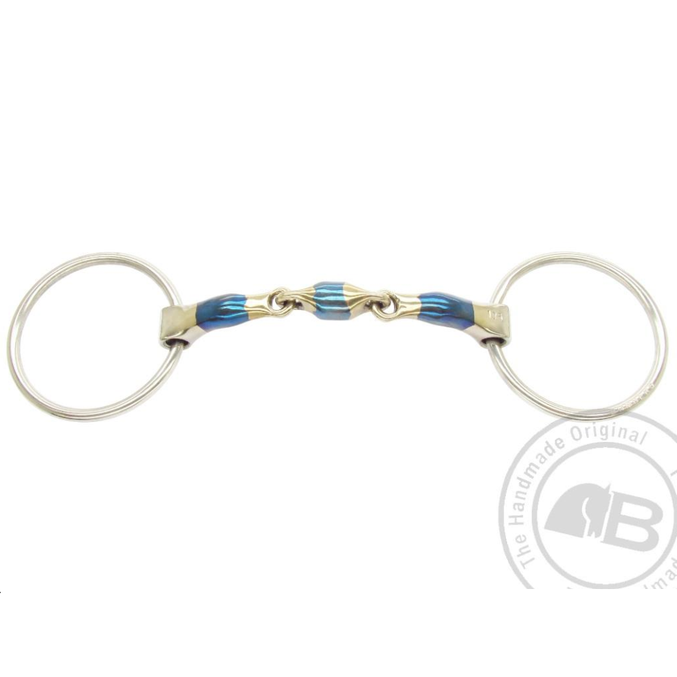 Bombers Bits - Elliptical Loose Ring Horse Bit: Premium Equestrian Equipment for Discerning Riders