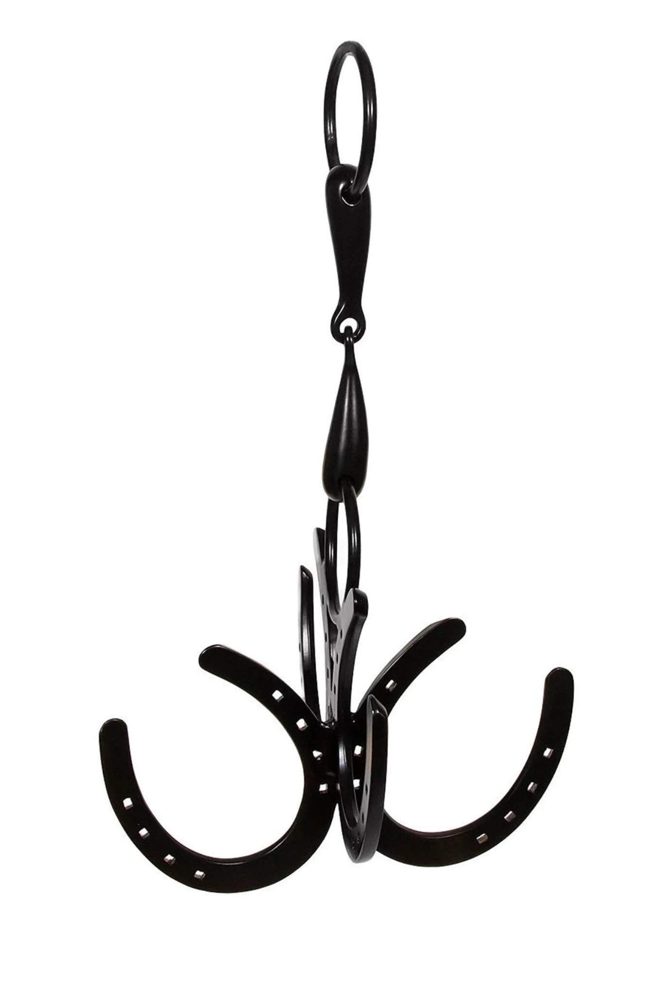 Black 4 Horseshoe Hanging Hook