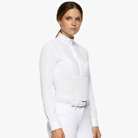 Cavalleria Toscana Micro Sequins Competition Shirt