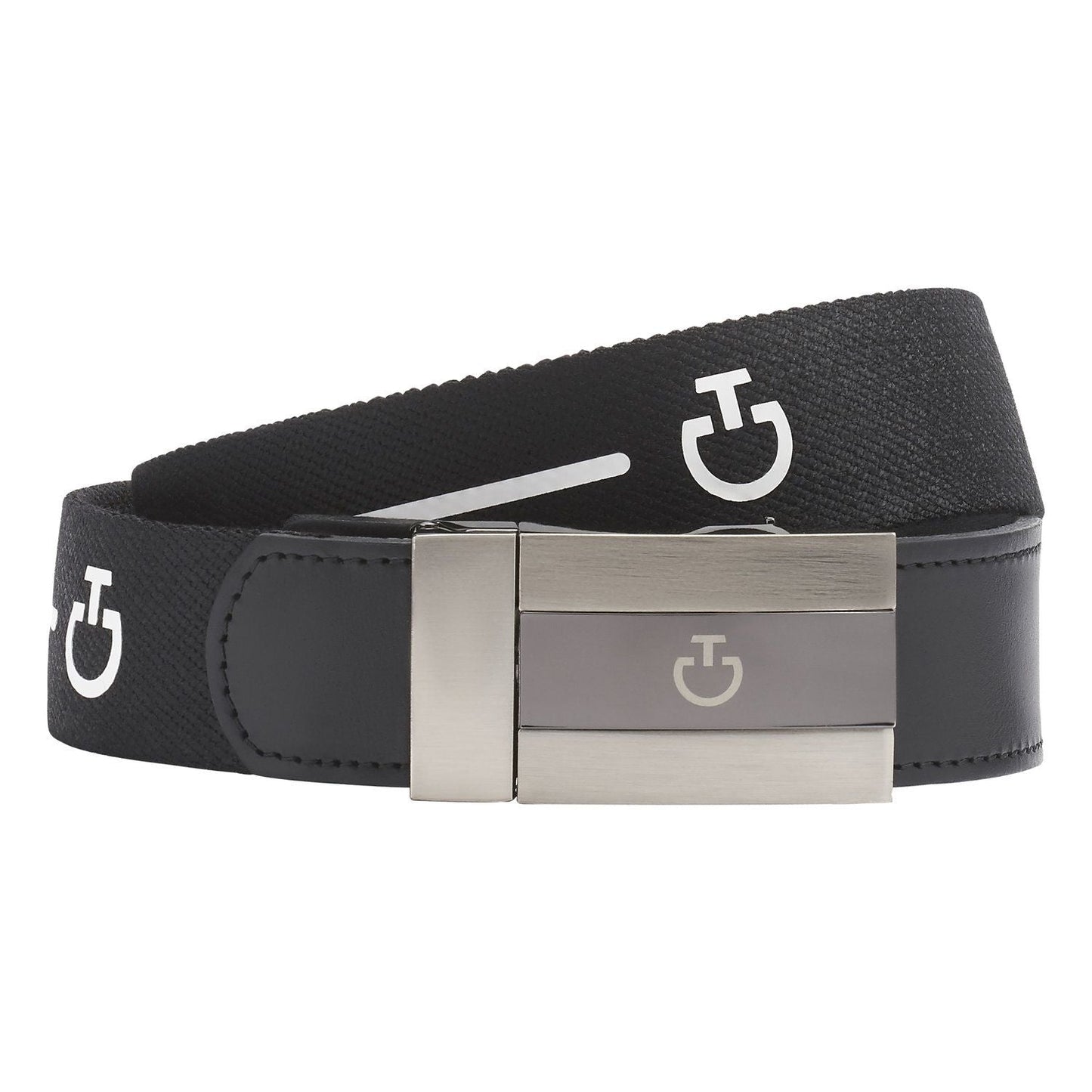 Cavalleria Toscana Embossed Logo Belt