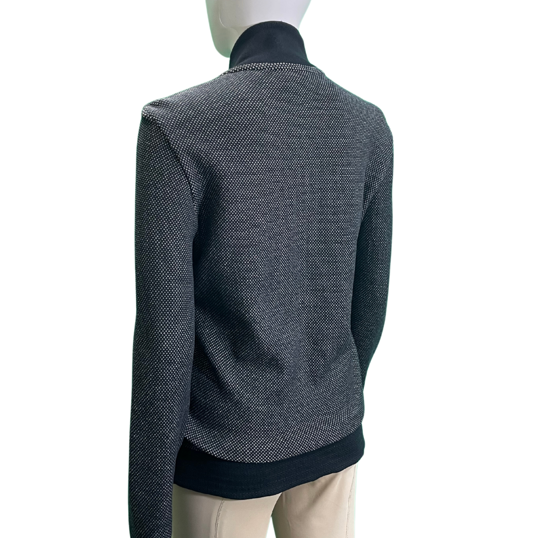 Cavalleria Toscana Knit Jersey Zip Cardigan