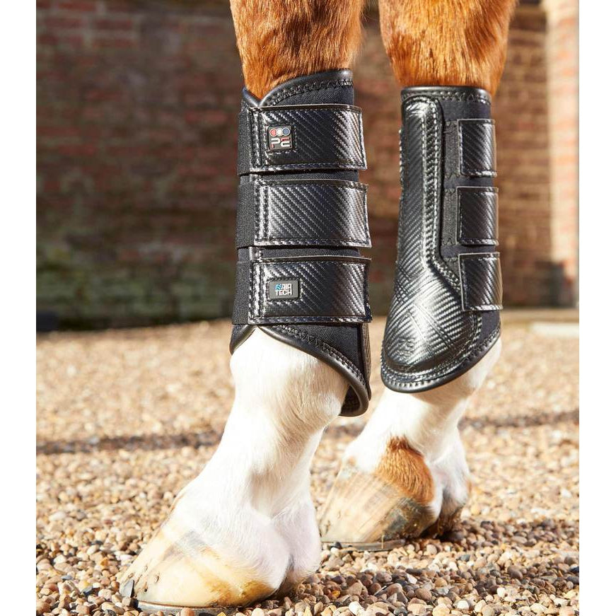 Premier Equine Carbon Air-Tech Single Locking Brushing Boots