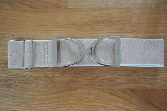 Champagne Glitter Stirrup Belt