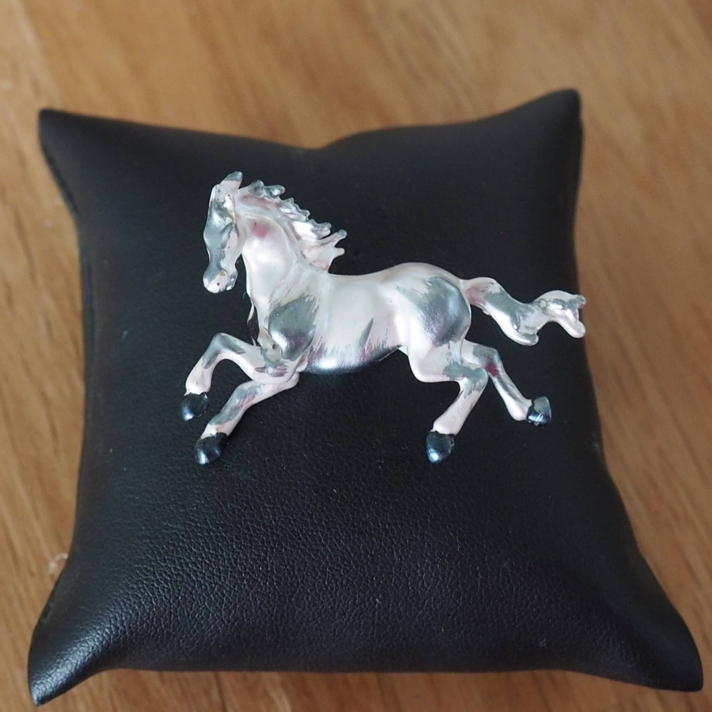 Dapple Grey Horse Brooch