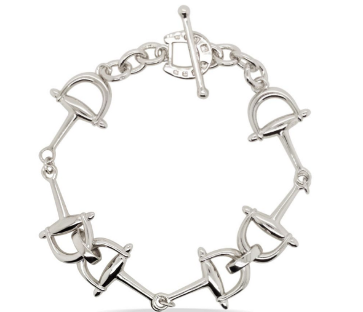 Dee Snaffle Bit Sterling Silver Bracelet