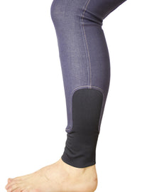 Women's Denim Breeches with Silicone Seat and Phone Pocket