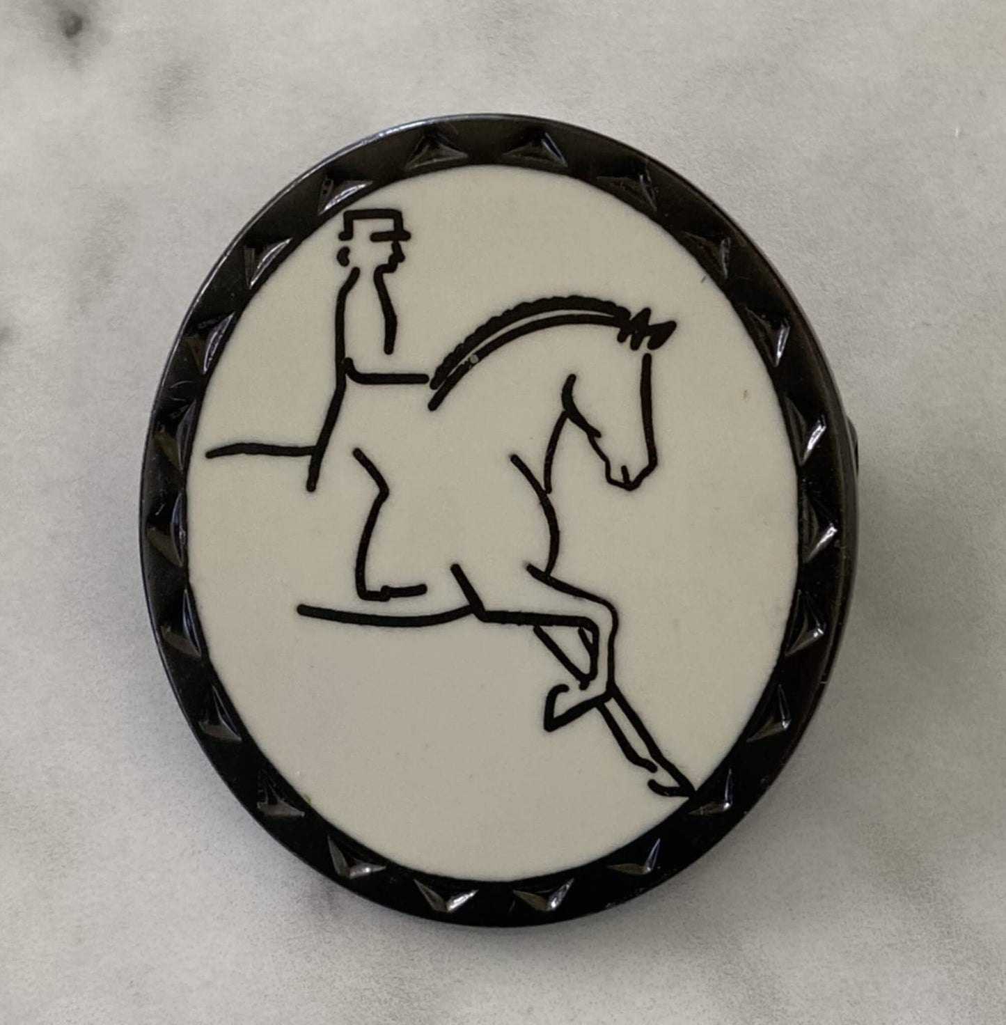 Dressage Rider Brooch