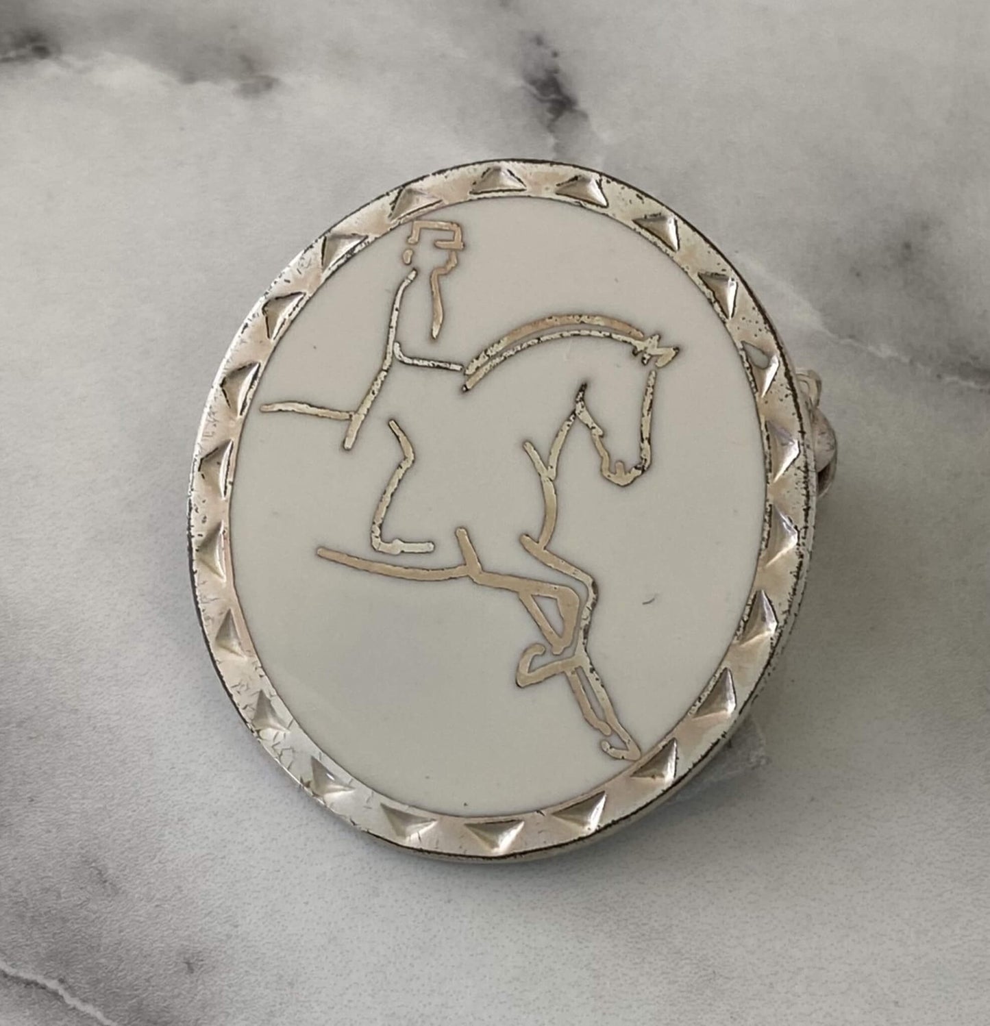 Dressage Rider Brooch