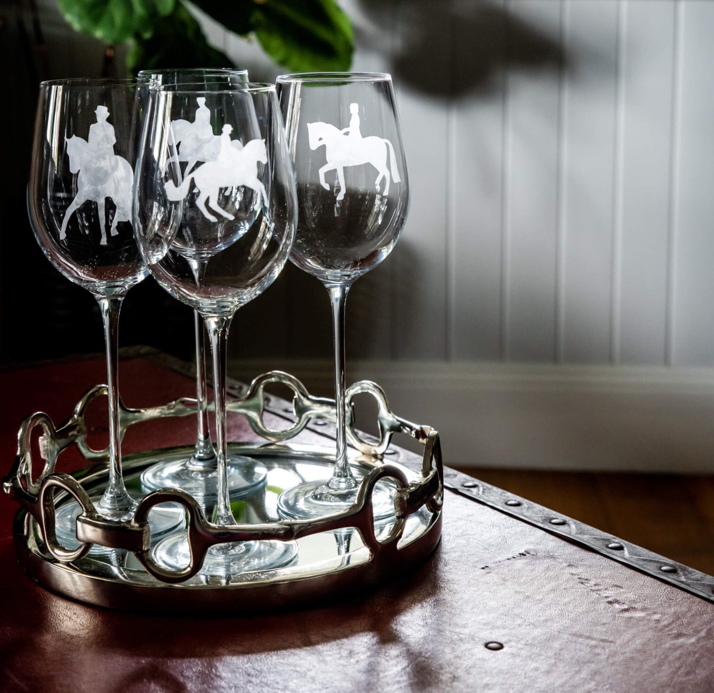 Dressage Series Wine Glasses