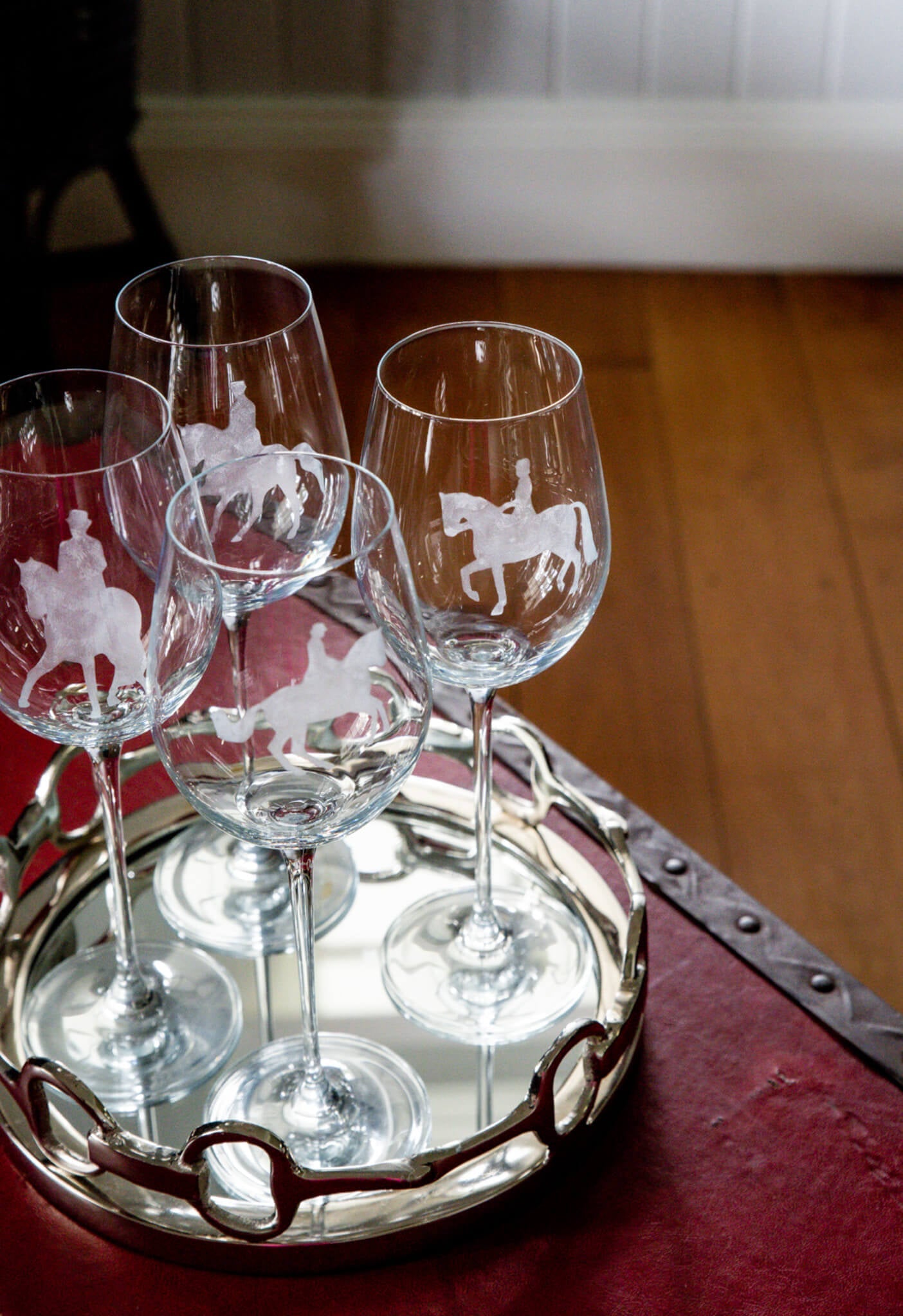 Dressage Series Wine Glasses