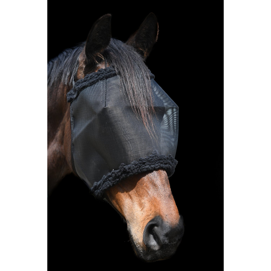 Flyveils By Design Flymask - Fur Trimmed Horse Fly Veil