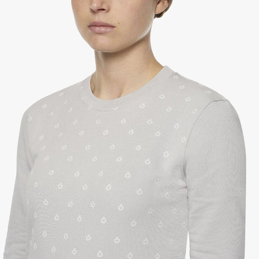 Cavalleria Toscana Mini CT Flocked Crew Neck Sweatshirt