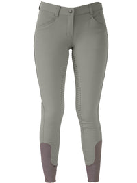 Women's Grey Breeches with CoolMax Technology and Convenient Phone Pockets