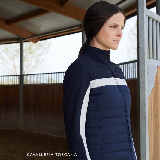 Cavalleria Toscana Jersey/Synthetic Down Puffer Jacket