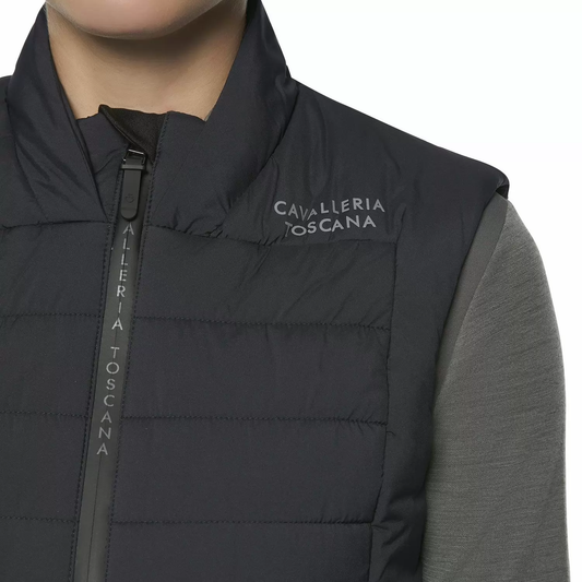 Cavalleria Toscana Ladies P+P Quilted Puffer Vest