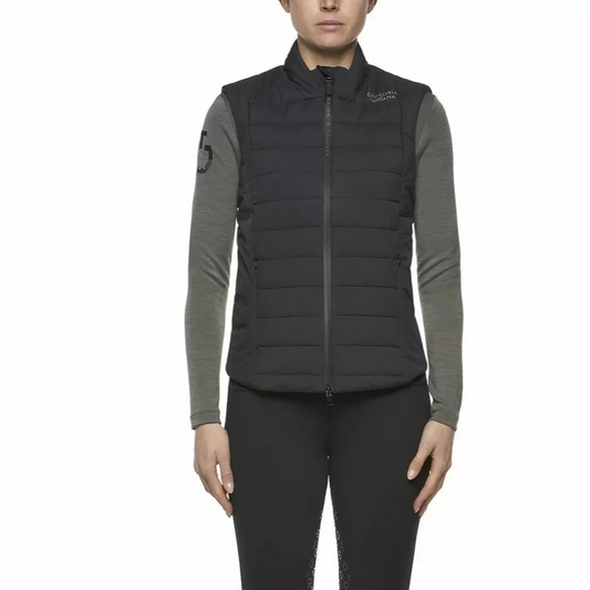 Cavalleria Toscana Ladies P+P Quilted Puffer Vest