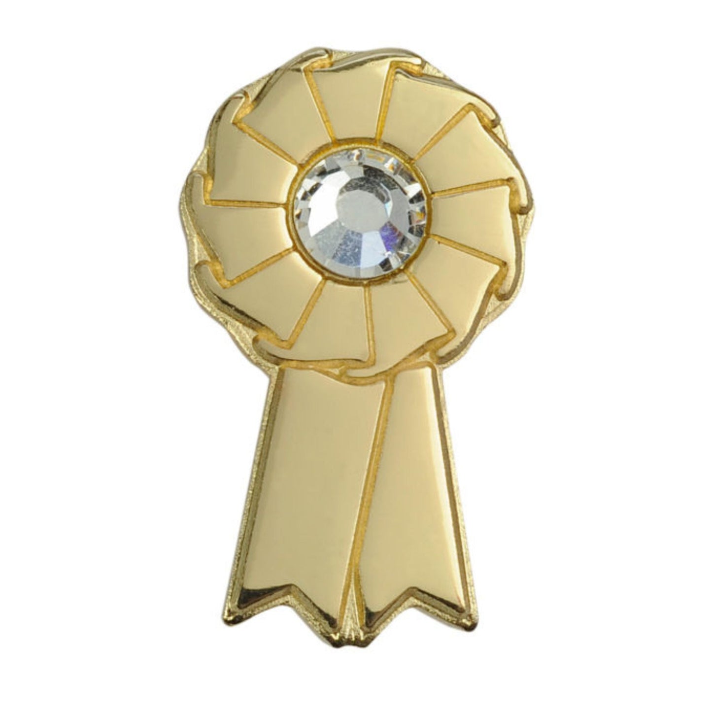 Gold Ribbon Brooch