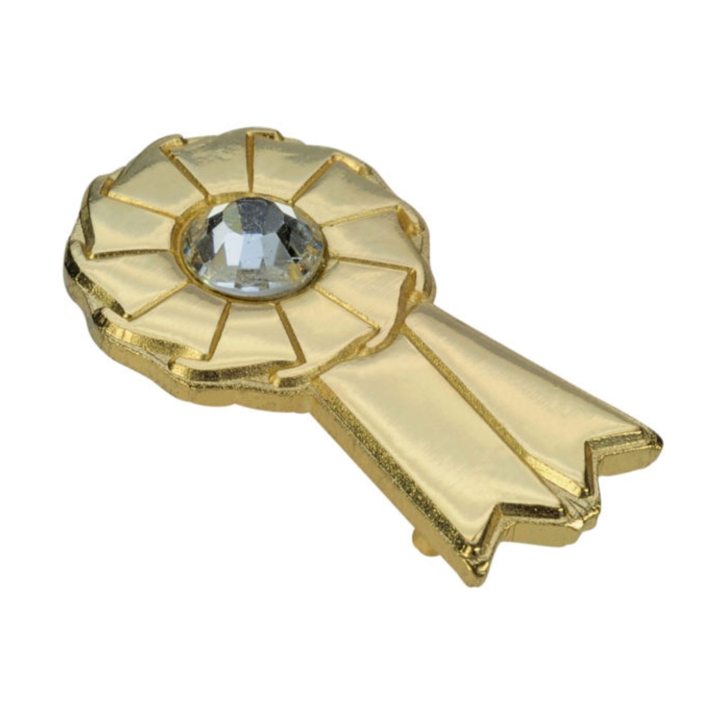 Gold Ribbon Brooch