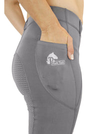 Horse Riding Tights In Grey - Available In Sizes 6 To 28