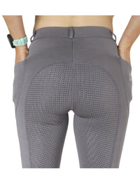 Horse Riding Tights In Grey - Available In Sizes 6 To 28