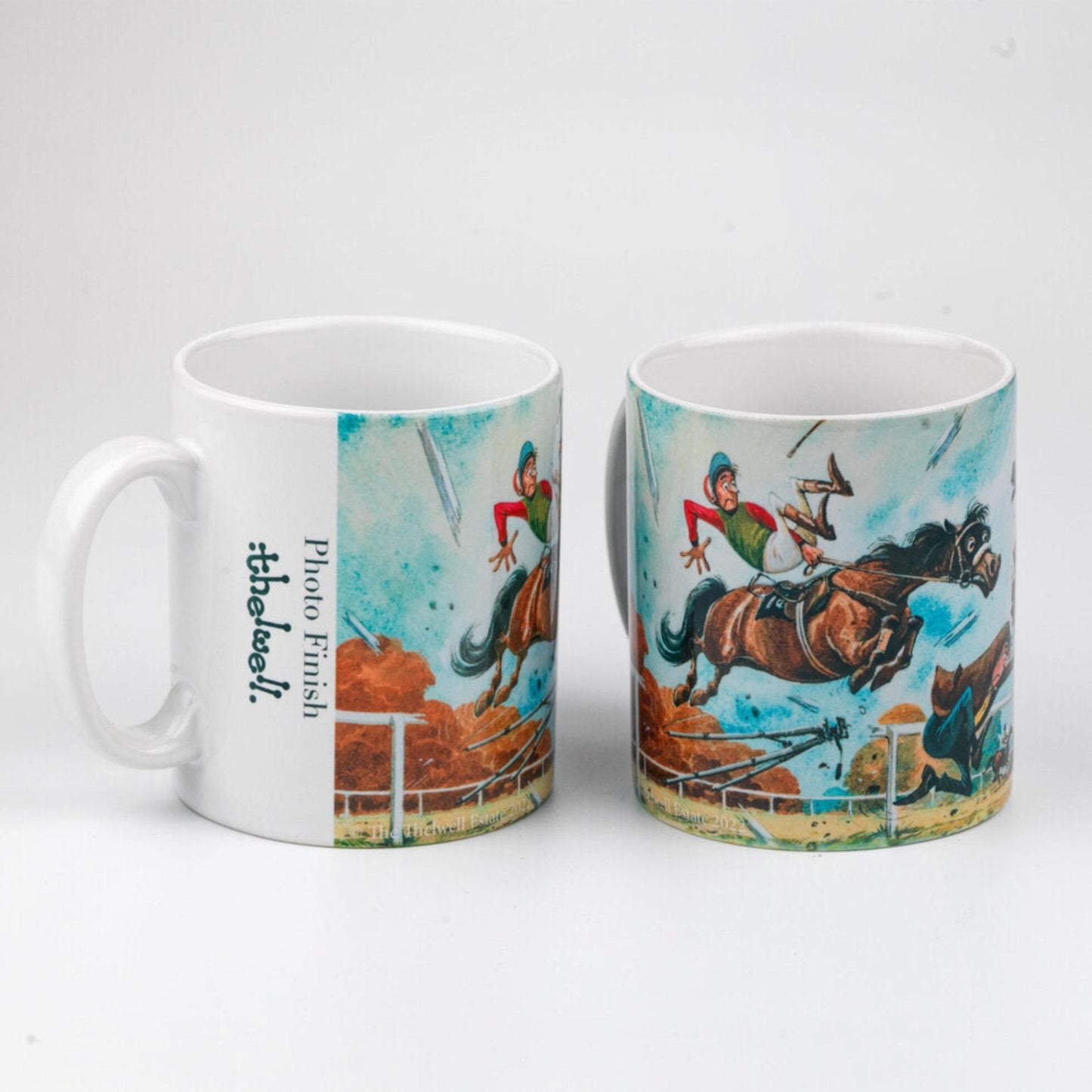 Horse Racing Mug by Thelwell