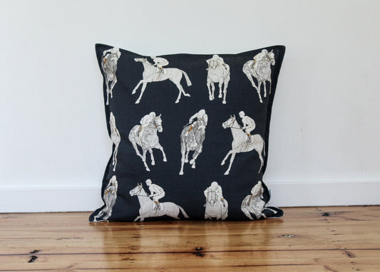 In Full Flight Racing Cushion - Navy