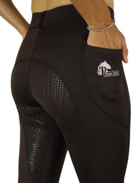 Horse Riding Tights In Java Brown, Available Sizes 6-28