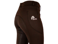 Horse Riding Tights In Java Brown, Available Sizes 6-28