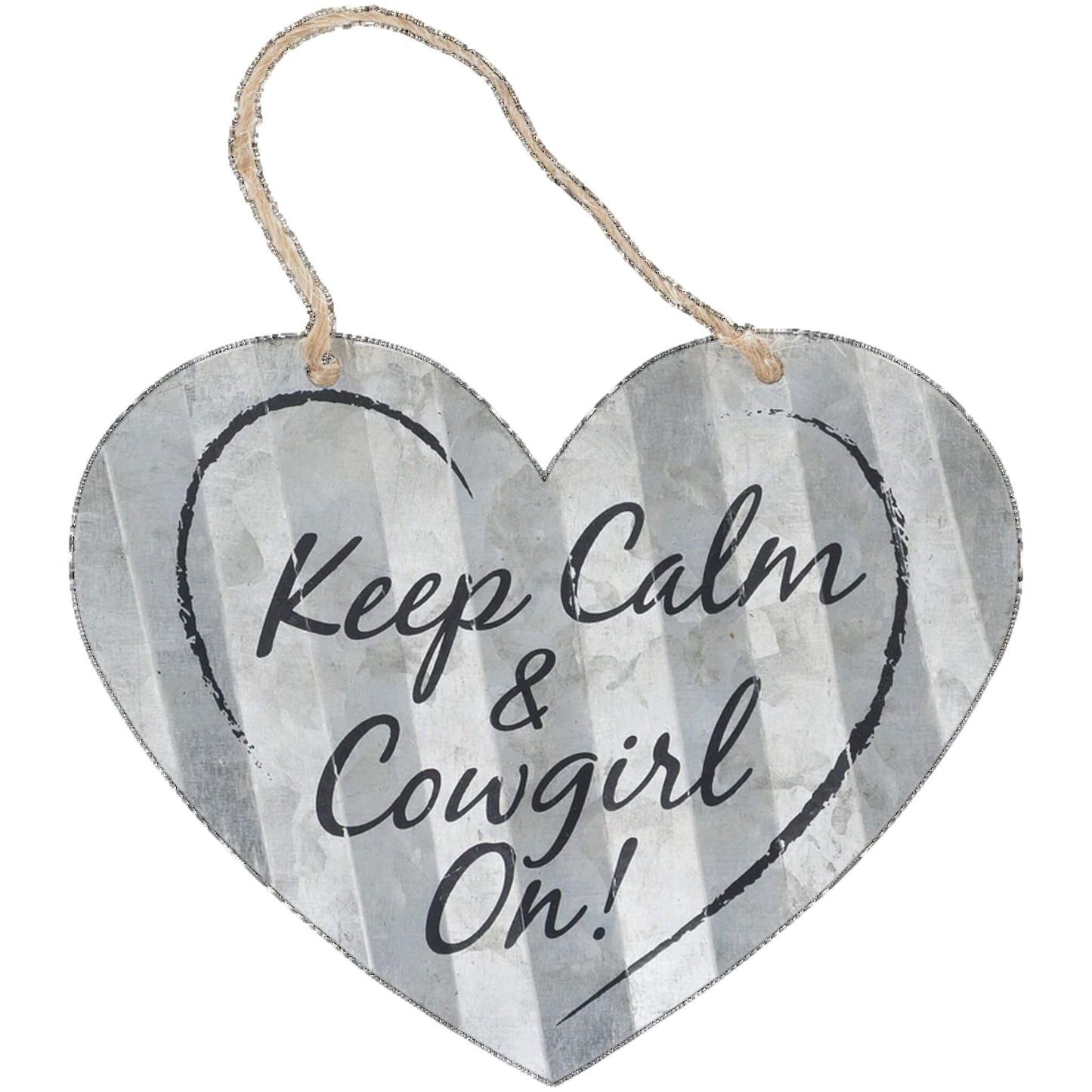 "Keep Calm & Cowgirl On" Sign