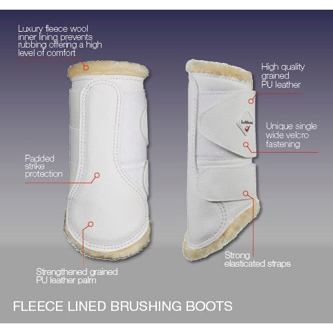 LeMieux Fleece Lined Brushing Boots