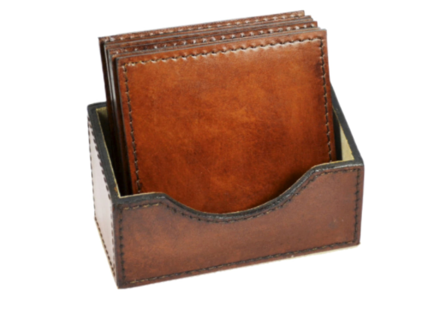 Leather Square Coasters