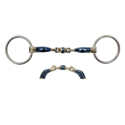 Bombers Bits - Dressage Control Loose Ring Horse Bit with Elliptical Design