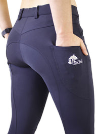 Women's Navy CoolMax Breeches without Silicone