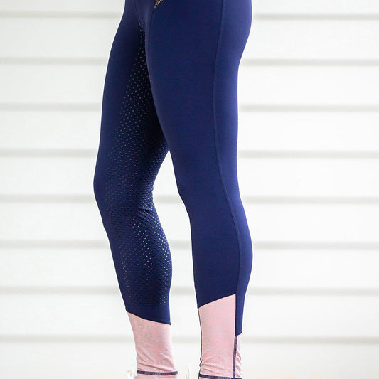 Oxford Rose Horse Riding Tights By BARE Equestrian Performance