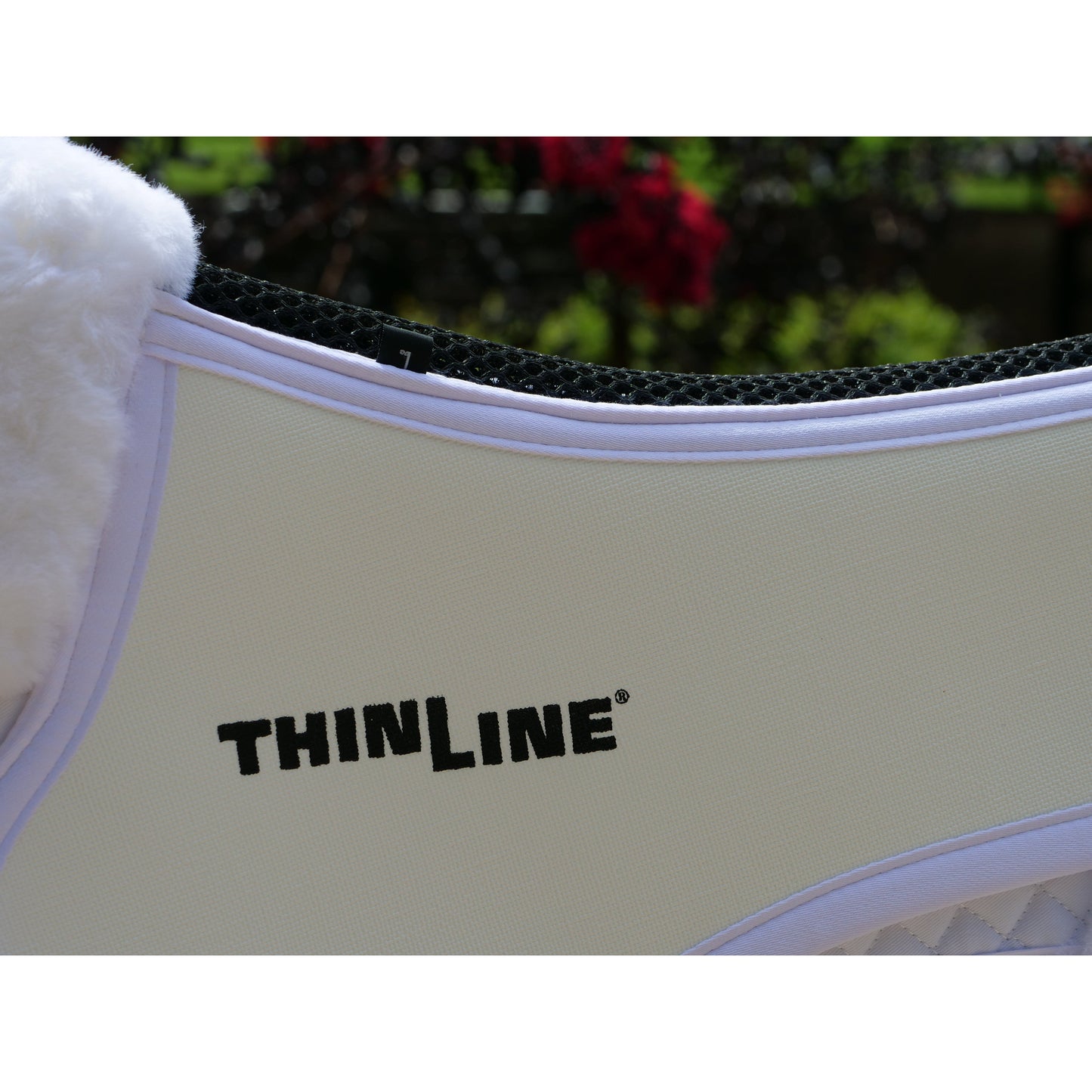 ThinLine Trifecta Cotton Half Pad With Sheepskin Trim